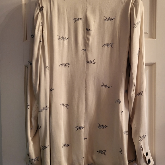 Ltd Edition tiger print satin jacket xs - Picture 3 of 5